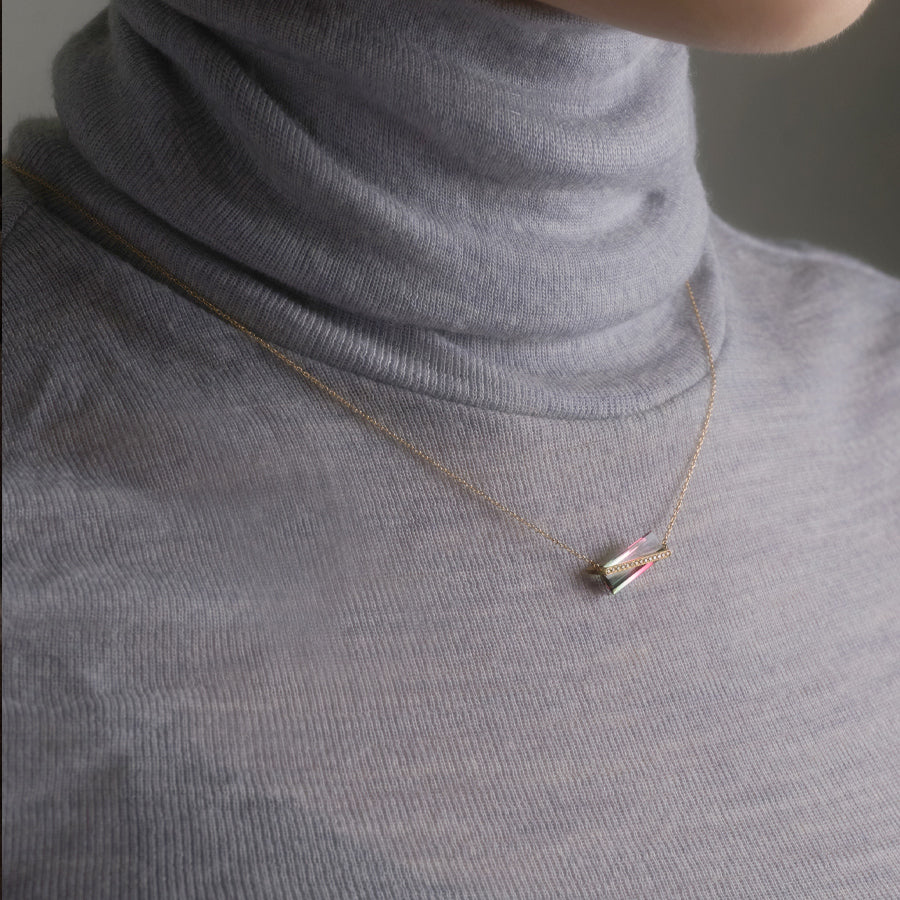 BAND NECKLACE TOURMALINE #3925