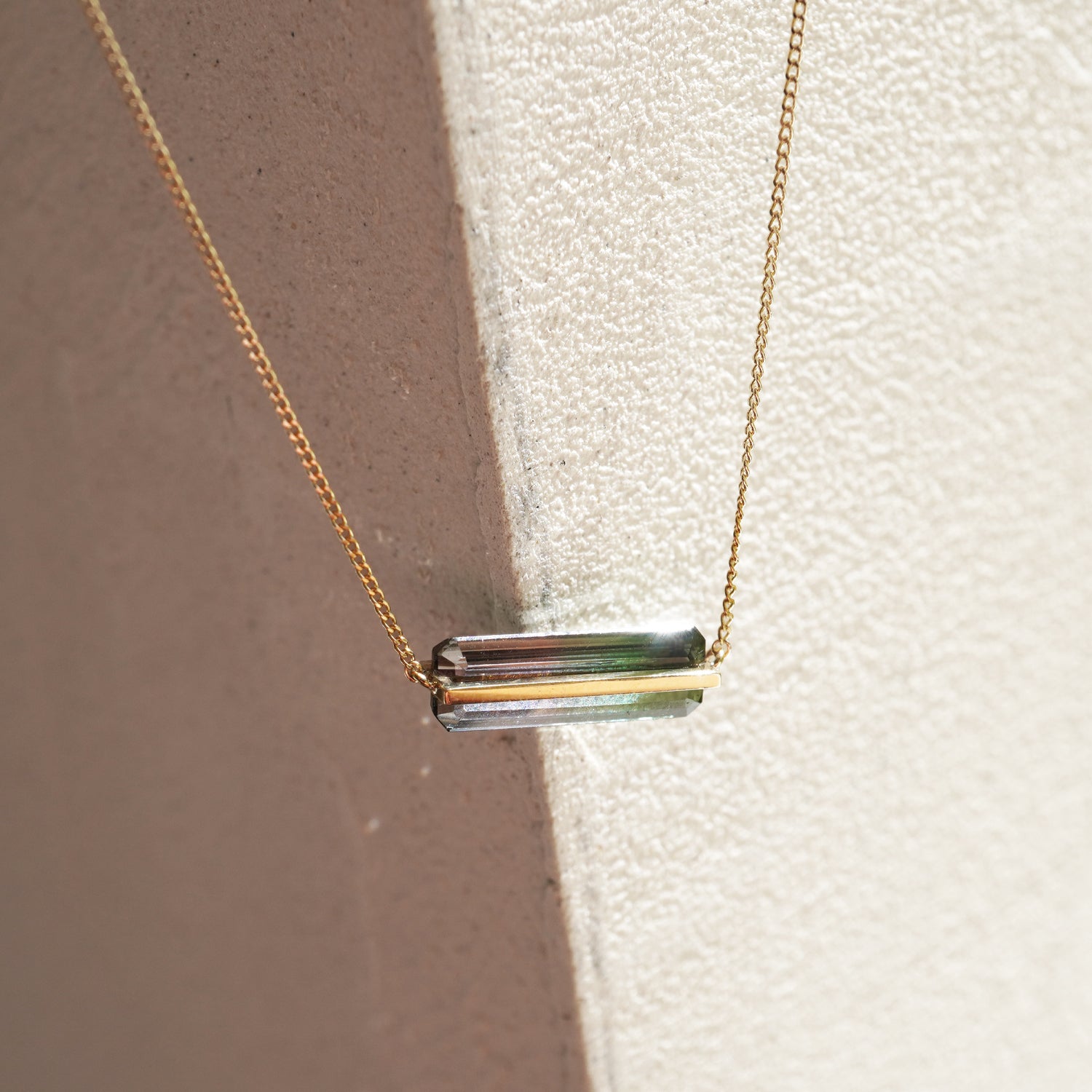 BAND NECKLACE TOURMALINE #3567