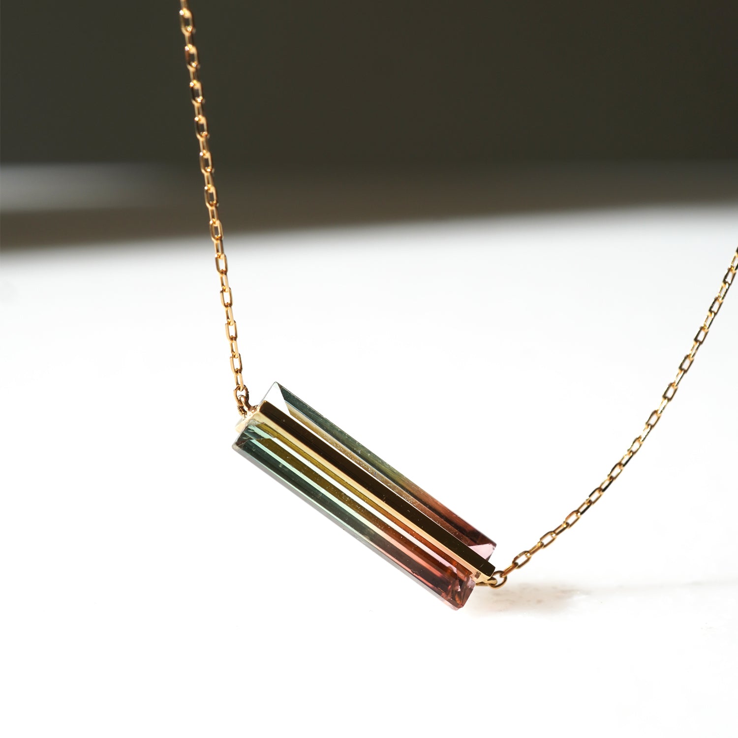 BAND NECKLACE TOURMALINE #3440