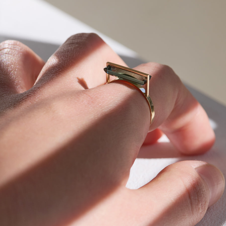 BAND RING TOURMALINE#4096