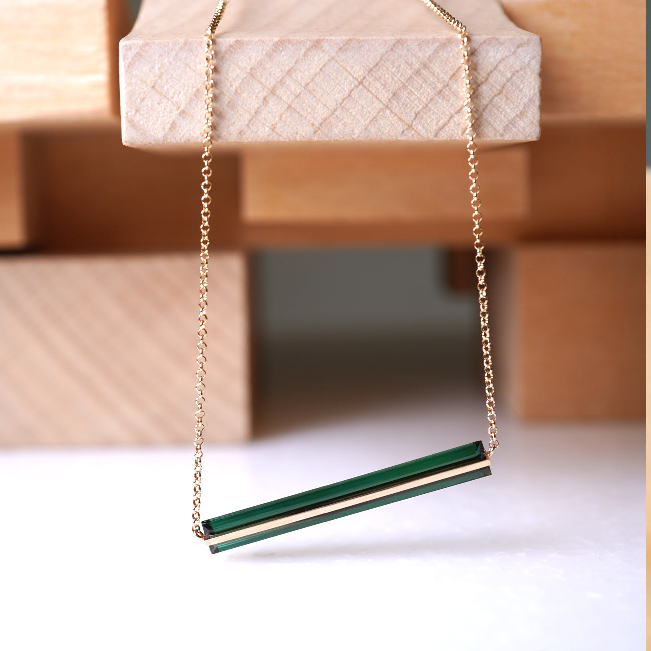 BAND NECKLACE TOURMALINE ＃4046