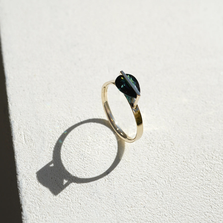 BAND RING TOURMALINE#3750