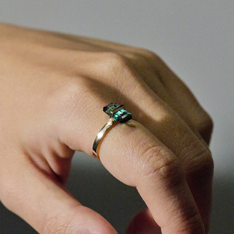 BAND RING TOURMALINE#3977