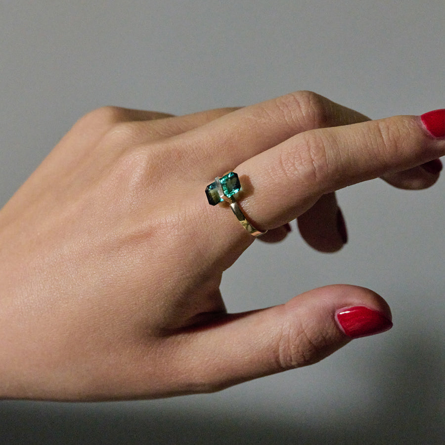 BAND RING TOURMALINE#3977