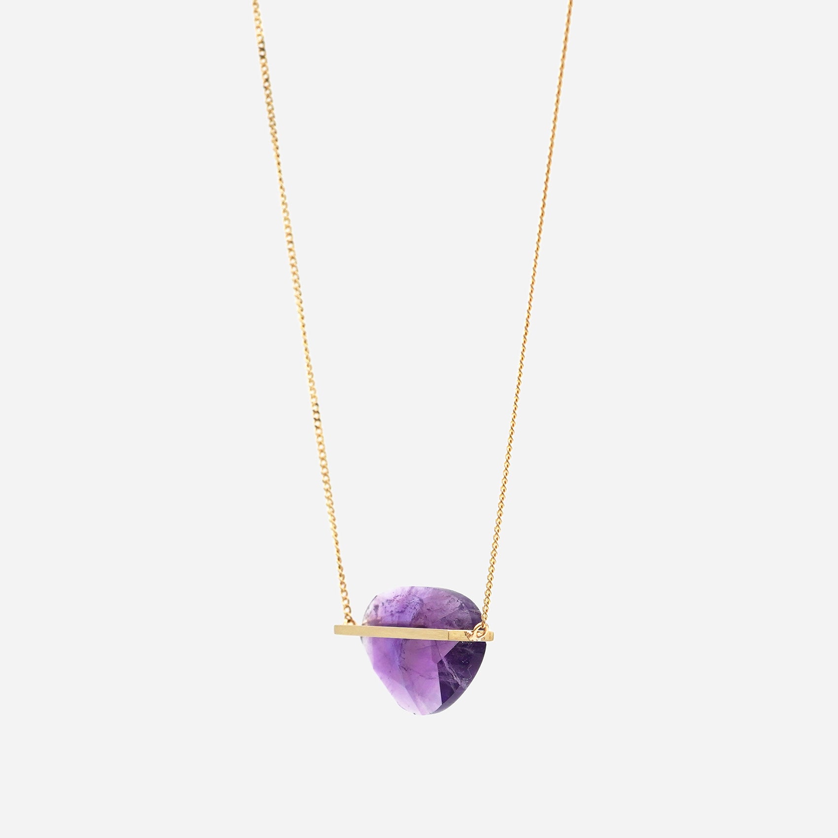 BAND NECKLACE AMETHYST #2179