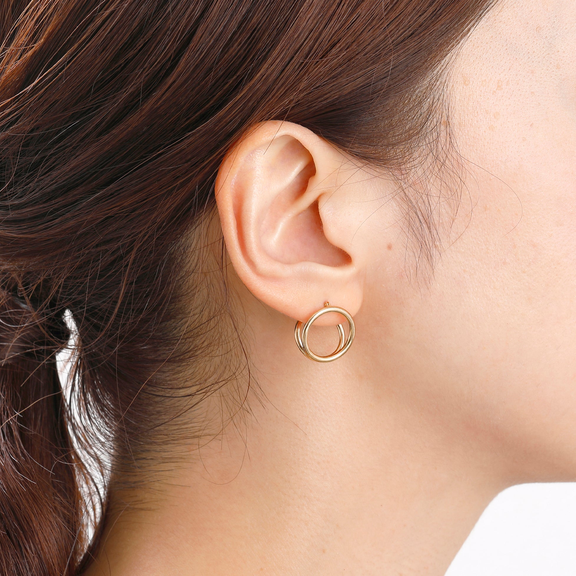 CLIP thick S gold EARRING