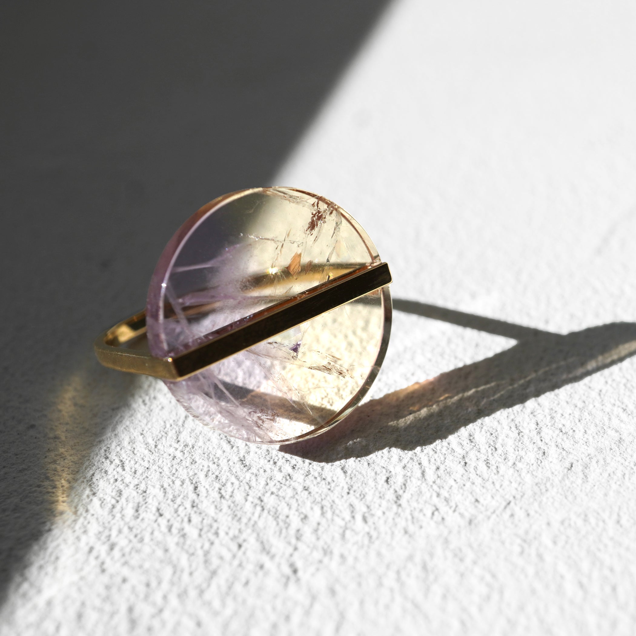 SLICE RING AMETRINE #2784