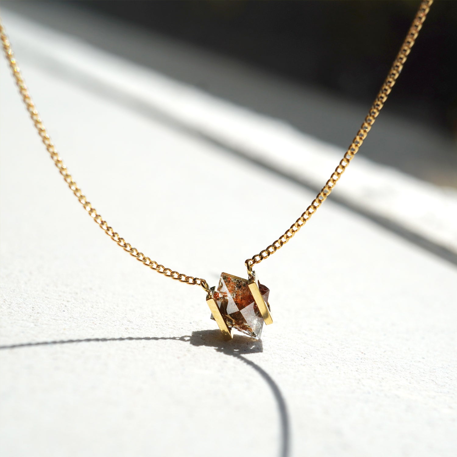 NATURAL DIAMOND NECKLACE #2840