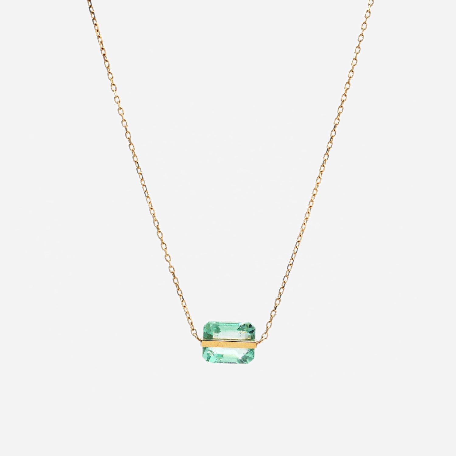 BAND NECKLACE EMERALD #2420