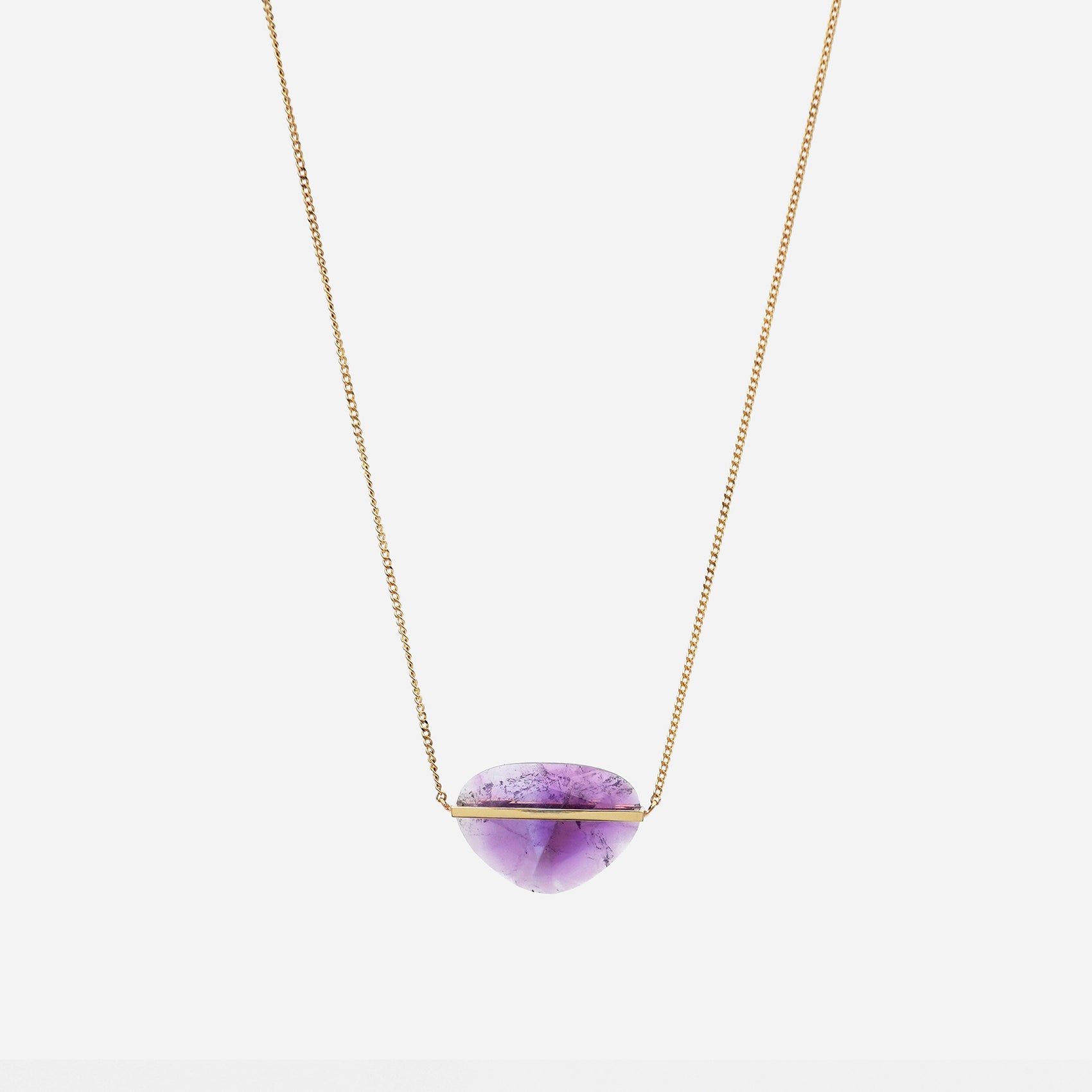 BAND NECKLACE AMETHYST #2179