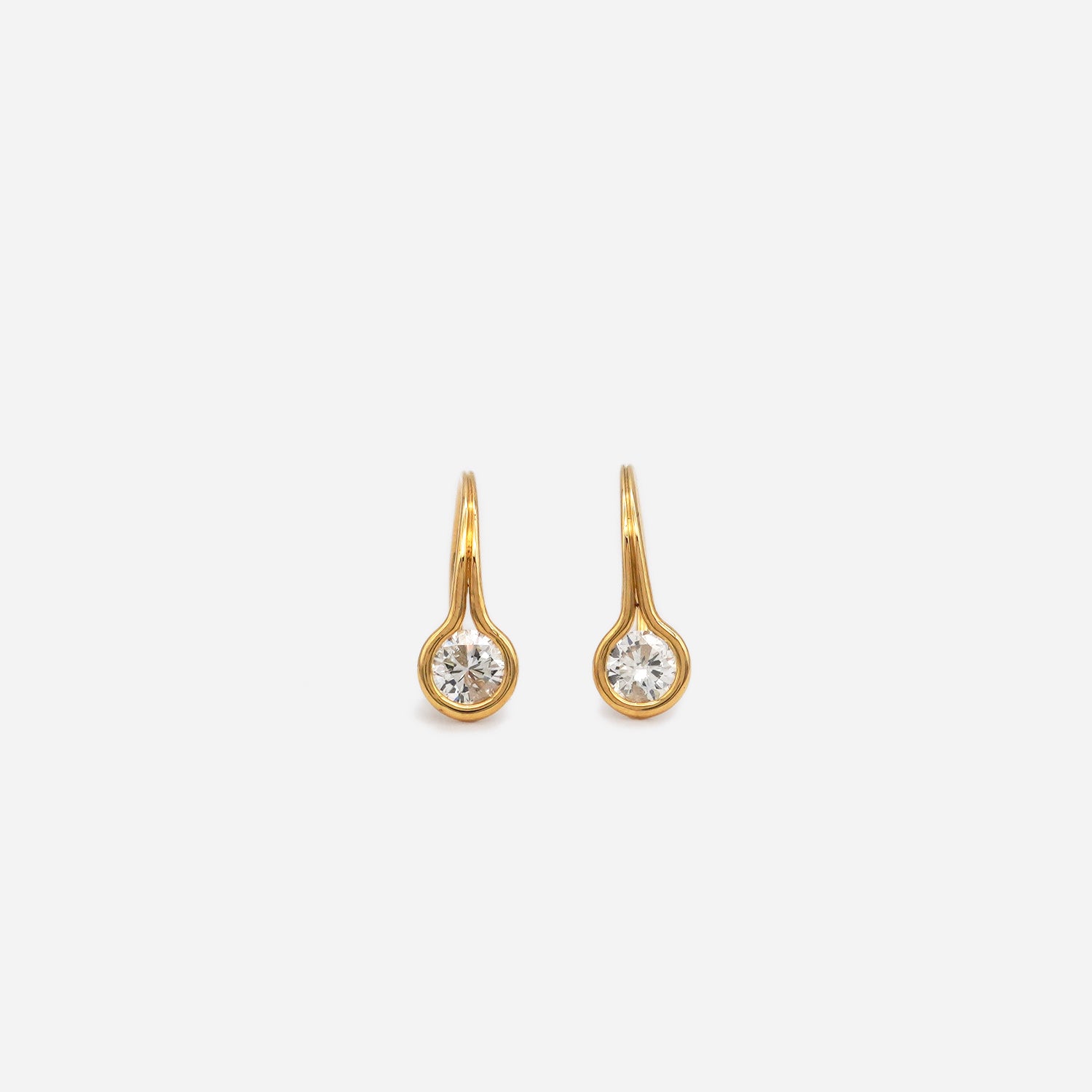 ROUND DIAMOND EARRINGS #2155