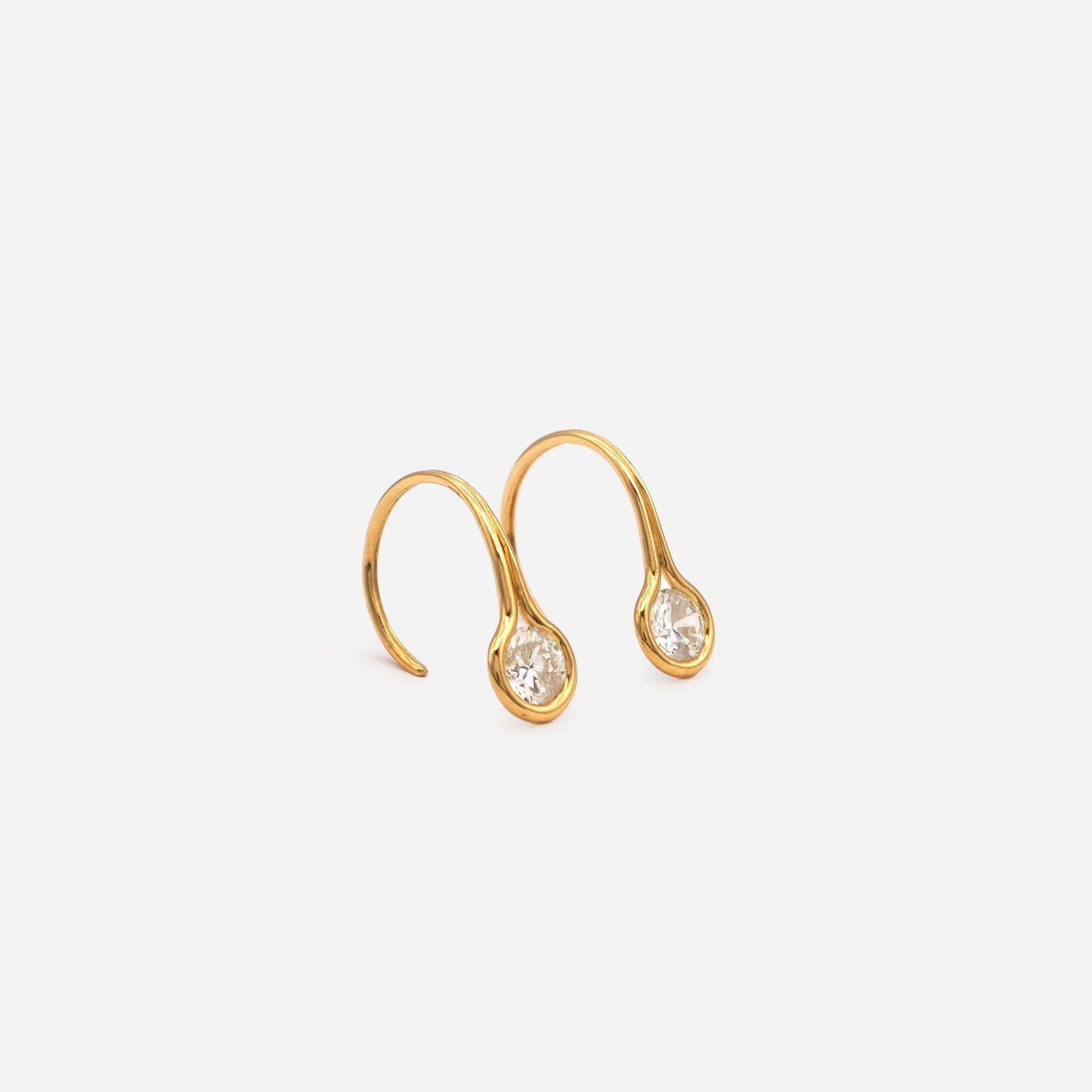 ROUND DIAMOND EARRINGS #2155