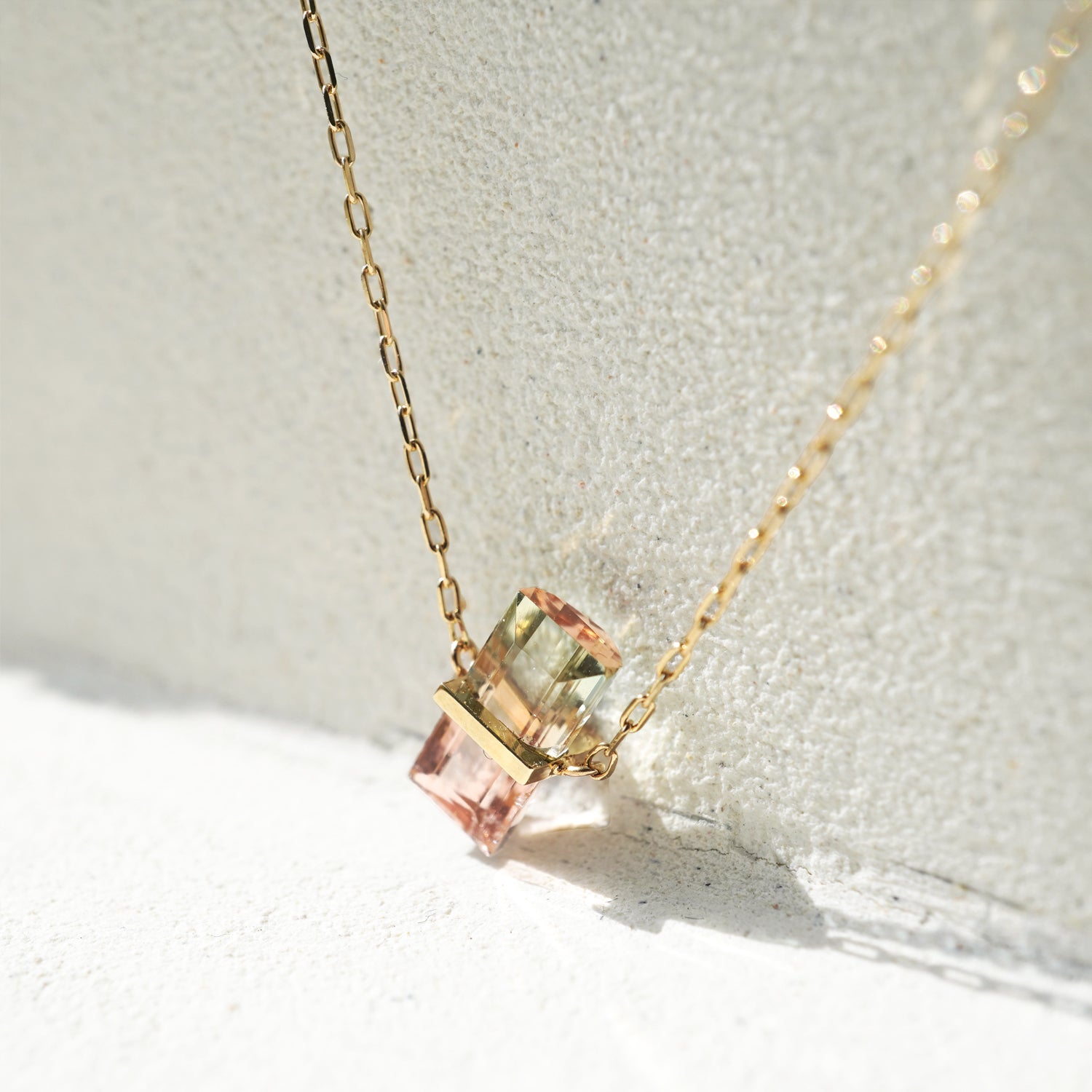 BAND NECKLACE TOURMALINE #2914_januka jewelry